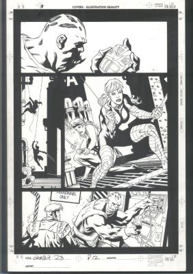 Yanick Paquette Sean Parsons | Paquette Art For Gambit - Sexy Girls in Action - Gambit Issue Gambit # 23 Page 12 | Koch Comic Art