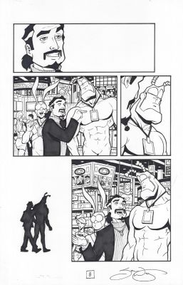 Sean Wang | The Tick’s Comic Con Extravaganza Issue 01 Page 08 | Splash Page
