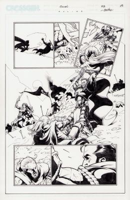 Karl Moline | Scion #22 Pg.15 - Interior Page - 2002 | Anthony’s Comic Book Art