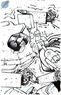 Daniel Warren Johnson | Transformers Issue 30 Page Cover | Felix Comic Art