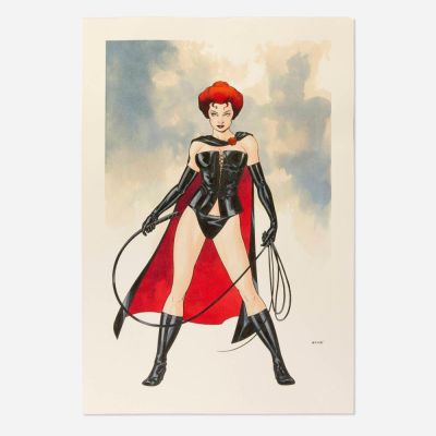 Mike McKone, Black Queen Color Illustration (Marvel Comics) | Landry Pop Auctions