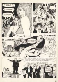 Georges PICHARD (192... - Lot 513 - Paulette Encre de Chine et feutre sur papier pour...