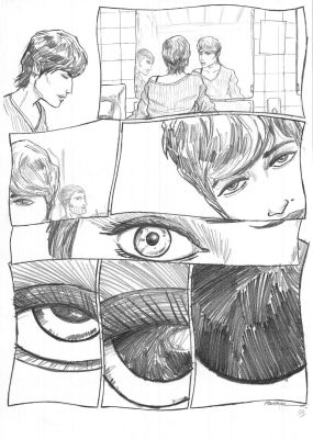 Pontarolo Frédéric | Planche Originale 33 de Impact au crayon sur papier | Galerie Napoléon