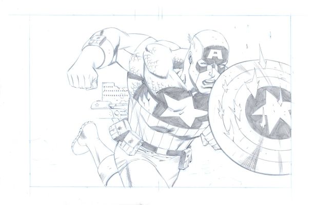 Pat Olliffe | Captain America Joins the Avengers - Disney/Marvel Storybook | Catskill Comics