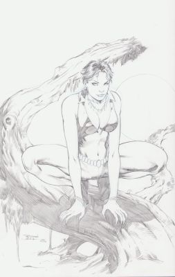 Ricardo Silva | Vixen Dc Pencil Art Commission - Signed 2020 | Anthony’s Comic Book Art