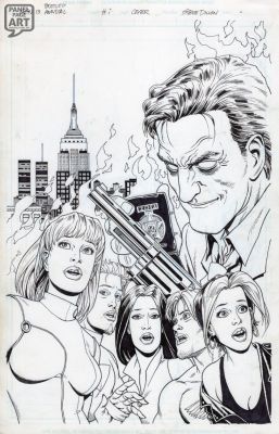 Steve Dillon | Gen 13 Bootleg Annual 1 Cover | Panel Page Art