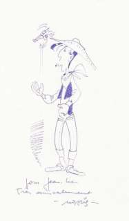 Morris. Dessin original au feutre | BDEnchères