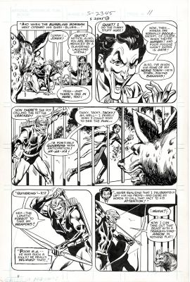 Irv Novick | Novick, Irv - Joler #10 Pg 11, Batman Villain Solo Series Vs Green Arrow 1976 | Cool Lines Art