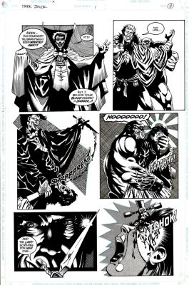 John Beatty, Kelley Jones | Batman: Dark Joker - the Wild P 9 (1St Page Appearance of the Dark Joker As He Grusomely Murders Majister & Lilandra!) 1993 | Romitaman