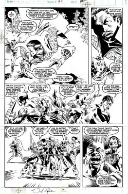 Dave Ross Tim Dzon | Avengers West Coast #79 P 22 (Heroes & Villains Galore! 21 Characters Drawn!) 1991 | Romitaman
