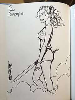 Labrosse, Thierry + Jouvent, David - 2 Original commission drawings - Morea 1 + Ork 1 2x hc - 1st edition 