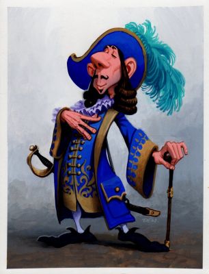 Den Beauvais | Grunwald the Usurper - Guardians Published Collectible Fantasy Card Painting (1990S) | Romitaman