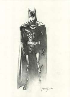 Sanjulian (Manuel Perez Clemente) - Batman [Michael Keaton] | Corner4art Auctions