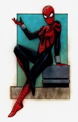 Phil Noto | Spider-Girl Commision Painting (What If? #105 Homage Cover) | Romitaman