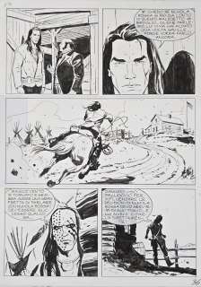 Tavola originale Stefano Biglia Magico Vento n. 86 “Il figlio di nuvola “pag. 36