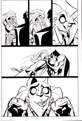 Christopher Jones | Batman Strikes #16 P 19 (Joker & Batman Throughout Entire Page!) | Romitaman
