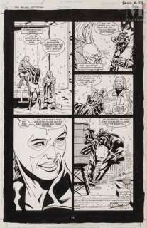 Jesse Delperdang (Né En 1975) & Mike Sellers | "DCU Holiday Bash ! Featuring : Catwoman, page 10" | Millon
