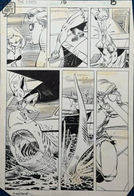 John Romita Jr | X-Men 176 Page 8 | Panel Page Art