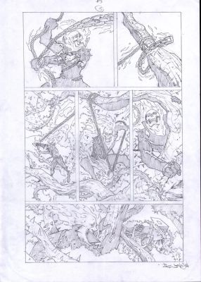 Paul Davidson – Ghost Rider – Spirits of Violence 4p3 | Berserker Art