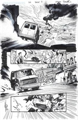 Jason Howard | Transformers (2023 Image) Issue 34 Page 05 | Splash Page