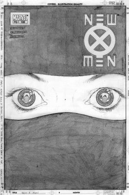 Frank Quitely - Quitely, Frank - New Xmen #133 Cover, First App. Dust + Wolverine in the Eyes