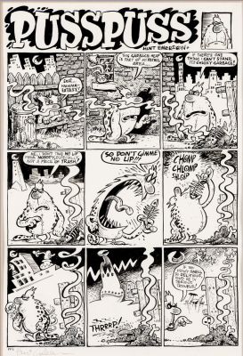 Emerson, Hunt - Calculus Cat One Page Story 1980S | Cool Lines Art