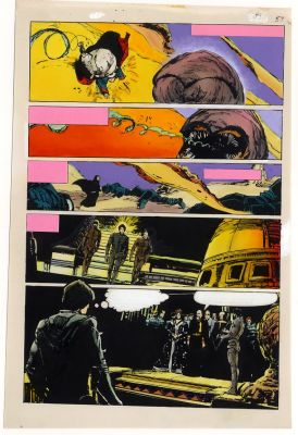 Christie Scheele Bill Sienkiewicz | (1985) Marvel Super Special - Dune Movie Adaptation - Sandworm Issue 36 Page 57 | Catskill Comics