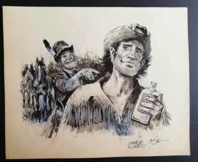 Follet, René - Dessin original - Hommage Ã  Giraud | Catawiki