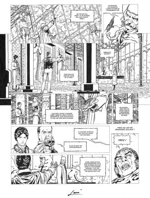 Laci | Planche originale 35 du tome 2 de Sherlock Holmes & Le Nécromicum | Galerie Napoléon