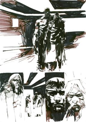 Ashley Wood | Original Art From Metal Gear Solid - Published | Scott Eder