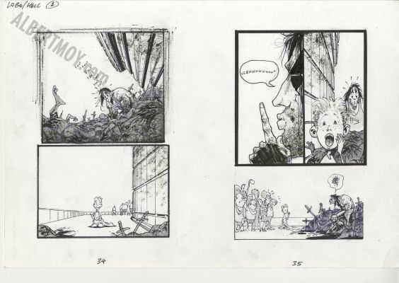 Sam Kieth | Lobo: Highway To Hell Issue 1 Page 34 And 35 | Albert Moy