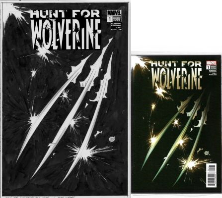 Adam Kubert | Kubert, Adam - Hunt For Wolverine #1 Teaser Cover, Wolvie Claws Through 2018 | Cool Lines Art