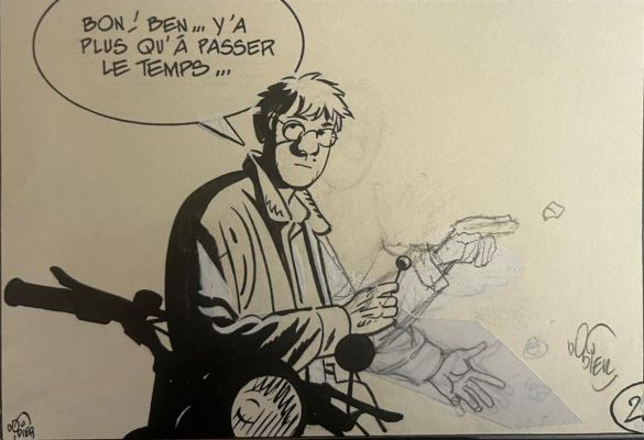 Dodier Alain | Case originale alternative Jérôme K. Jérôme Bloche 5 | Galerie Napoléon