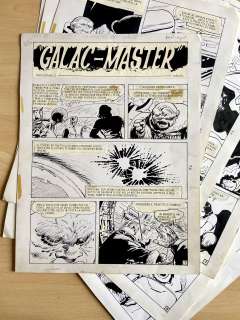 OSWAL - Galac Master. Complete story with 12 original pages. Cm. 29x38. Ink. Code 1903.