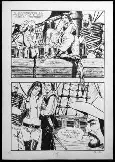 Milo Manara - planche originale "Jolanda de Almaviva" # 14 - EO - (1971) | Catawiki