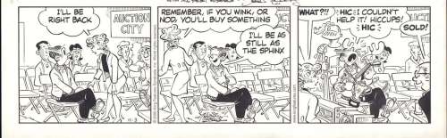 Dean Young Blondie original comic strip | Piece of the Past