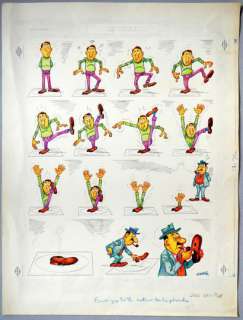 Planche Originale... | Planche originale en couleur du gag: " Fait divers... | Farrando