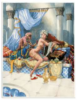 Miralles | ANA MIRALLES DJINN Dargaud Un tatouage libertin, illustration... | Daniel Maghen Enchères