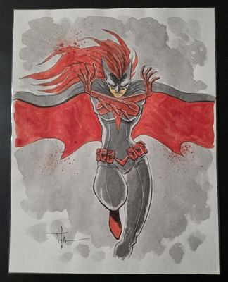 Ben Templesmith original art Batwoman 8 1/2 X 11 With Certificate of Authenticit | eBay US