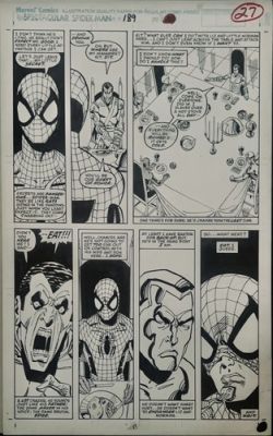 SPECTACULAR SPIDER-MAN #189 - PAGE 27 ORIGINAL ART - SAL BUSCEMA Green Goblin | eBay US (Buy It Now)