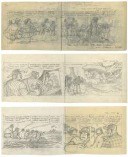 A Collection of Original Alley Oop Comic Strip Panels. | Van Eaton Galleries