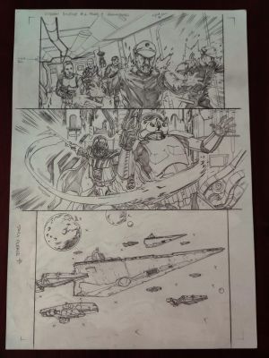 Star Wars Hidden Empire 1 Page 9 Steven Cummings. Inferno Squad | Raremarq (Buy It Now)