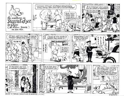 Wasterlain - "Les aventures de Jeannot et Azor en Chine" planche 1