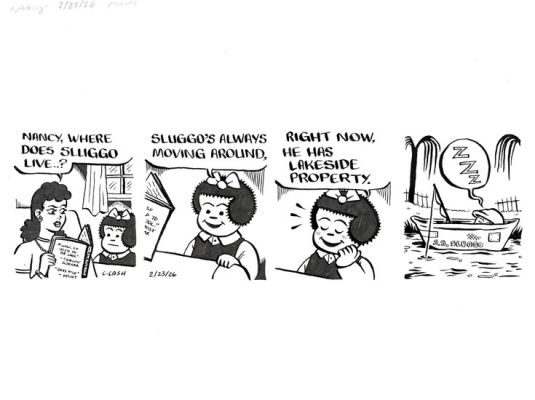 Caroline Cash | Nancy - 2.23.26 | Athenaeum Comic Art