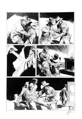 Massimo Carnevale | Original page for Tex. Cm- 34,5x49,5. Ink. Signed. Mint. Code 2051. | Segni e Disegni