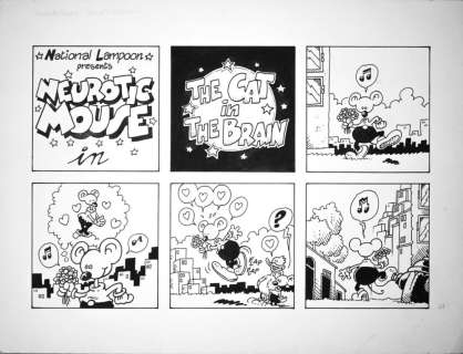 AUTORE NON IDENTIFICATO - Neurotic Mouse/The Cat in the brain | Capitolium Art