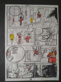 Lapone, Antonio  - Planche originale inédite - l’Antique Detective Agency T3 - Phacocheres | Catawiki