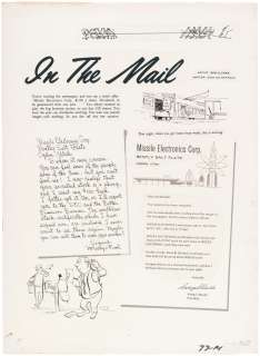 "MAD" #77 COMPLETE 3-PAGE STORY ORIGINAL ART BY BOB CLARKE. | Hake’s