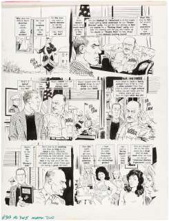 "MAD" #303 ANGELO TORRES "MAJOR DAD" SPOOF COMPLETE STORY ORIGINAL ART. | Hake’s