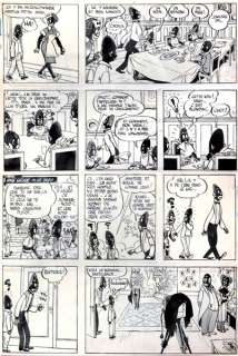 Jijé | Blondin et Cirage, planche n°14 Ã  l’encre de Chi… | Banque Dessinée